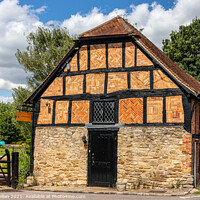 Buy canvas prints of Tithe Barn, Thame by Kevin Hellon