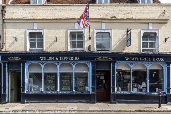 Welsh and Jefferies and Weatherill Brothers shops Picture Board by Kevin Hellon