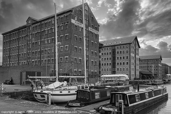 Gloucester docks Picture Board by Kevin Hellon