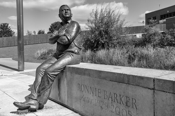 Statue of Ronnie Barker Picture Board by Kevin Hellon