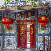 Buy canvas prints of Old Chinese House by Kevin Hellon