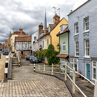 Buy canvas prints of Houses in High Street, Old Hemel Hempstead by Kevin Hellon