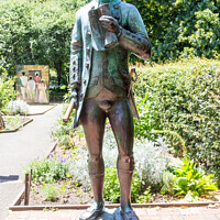 Buy canvas prints of Statue of James Cook by Kevin Hellon