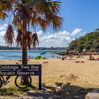 Buy canvas prints of Shelly beach and Cabbage tree bay aquatic reserve,  by Kevin Hellon