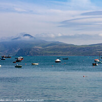 Buy canvas prints of Low cloud on Nefyn Peninsular by Kevin Hellon