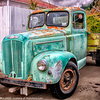 Buy canvas prints of Old Morris Commercial pickup truck by Kevin Hellon