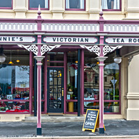 Buy canvas prints of Annie's Victorian Tea Rooms, by Kevin Hellon