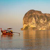 Buy canvas prints of Late afternoon sun at Pak Meng Beach, Trang Province, Thailand by Kevin Hellon