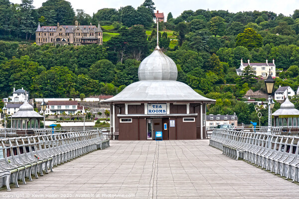 Bangor Pier and Tearooms, Picture Board by Kevin Hellon