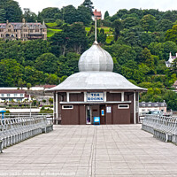 Buy canvas prints of Bangor Pier and Tearooms, by Kevin Hellon
