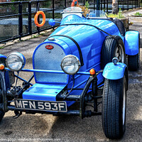 Buy canvas prints of Bugatti T35 Sports Car by Kevin Hellon