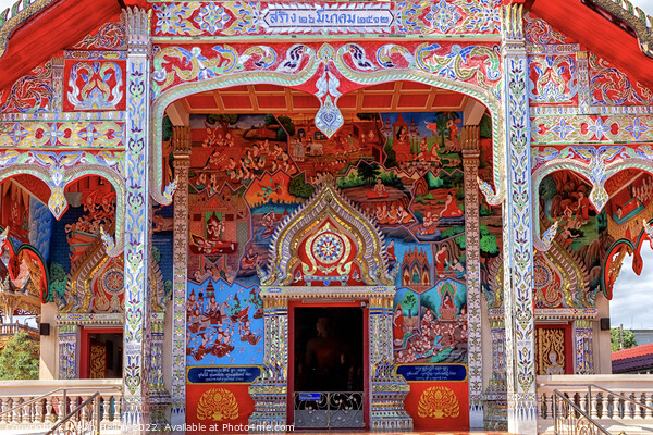 Wat Hua Wiang Taj, Picture Board by Kevin Hellon
