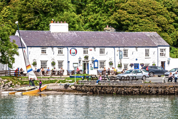 The Ship Inn, Red Wharf Bay Picture Board by Kevin Hellon