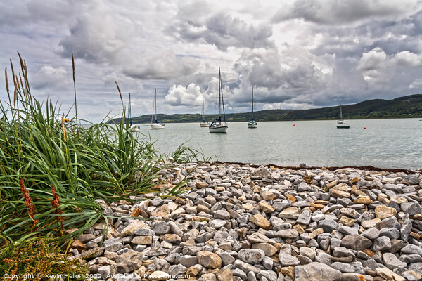 Yachts moored in Red Wharf Bay Picture Board by Kevin Hellon