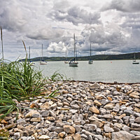 Buy canvas prints of Yachts moored in Red Wharf Bay by Kevin Hellon