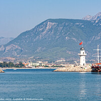 Buy canvas prints of Alanya harbour, Turkey by Kevin Hellon