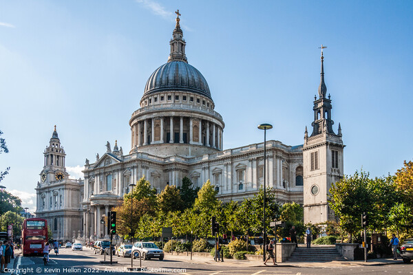 St Paul's Cathedral Picture Board by Kevin Hellon