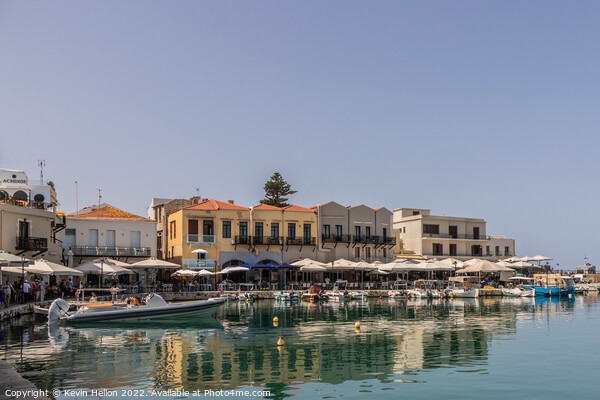 The Venetian Harbour, Rethymnon Picture Board by Kevin Hellon