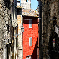 Buy canvas prints of Medieval street in Narni, Umbria, Italy by Kevin Hellon