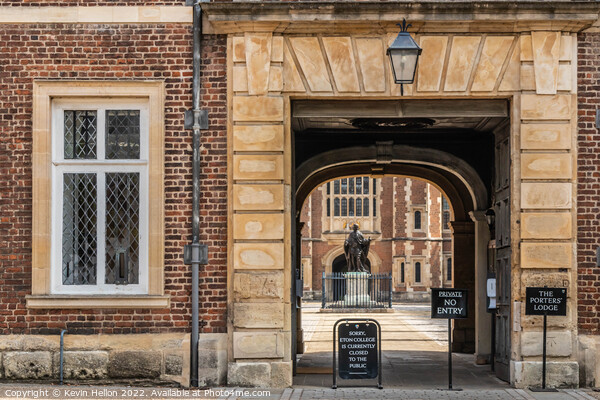Entrance to Eton COllege, Eton, England Picture Board by Kevin Hellon