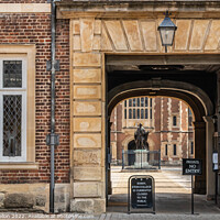 Buy canvas prints of Entrance to Eton COllege, Eton, England by Kevin Hellon