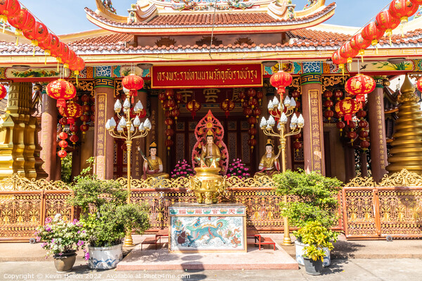 U Phai Rat Bamrung Vietnamese temple, Bangkok, Thailand Picture Board by Kevin Hellon