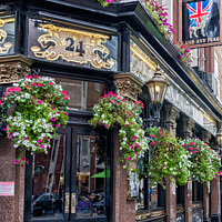 Buy canvas prints of The Lamb and Flag public house, by Kevin Hellon