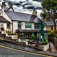 Buy canvas prints of Ann's Pantry cafe and restaurant, Moelfre, Anglesey, Wales by Kevin Hellon