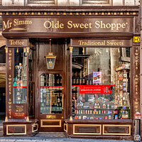Buy canvas prints of Ye Olde Sweet Shoppe by Kevin Hellon