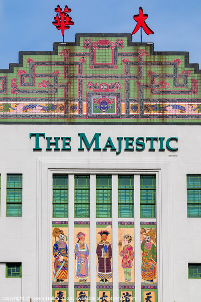 The Majestic Theatre, Chinatown, Singapore Picture Board by Kevin Hellon