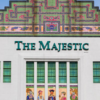 Buy canvas prints of The Majestic Theatre, Chinatown, Singapore by Kevin Hellon