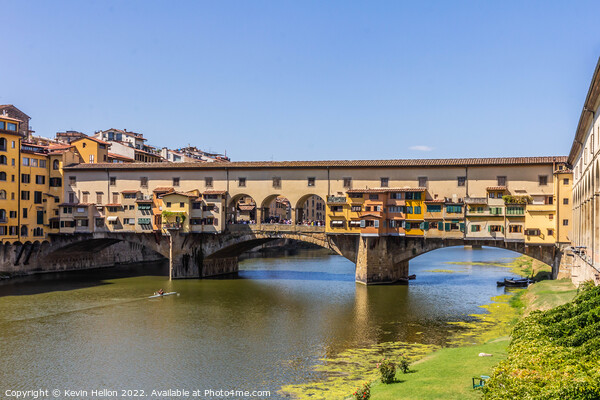 Ponte Vecchio, Florence, Italy Picture Board by Kevin Hellon