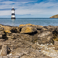 Buy canvas prints of Penmon Lighthouse, Anglesey, North Wales, UK by Kevin Hellon