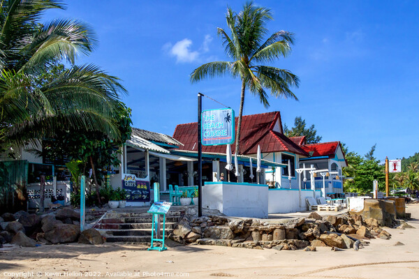 The Beach Cuisine, beachside retaurant, Picture Board by Kevin Hellon