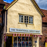 Buy canvas prints of The Traditional Sweet Shop by Kevin Hellon