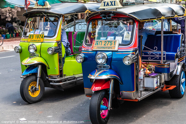 Tuk tuks  Picture Board by Kevin Hellon