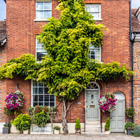 Buy canvas prints of Houses on New Street, Henley on Thames, by Kevin Hellon