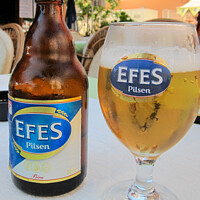 Buy canvas prints of Efes Turkish Pilsner beer by Kevin Hellon