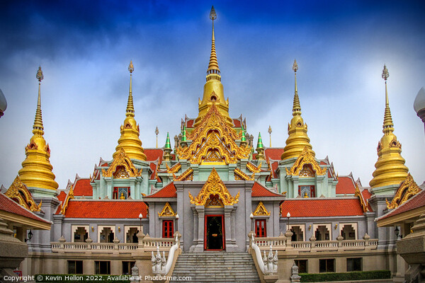 Wat Tang Sai temple, Bang Saphan, Thailand Picture Board by Kevin Hellon