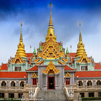 Buy canvas prints of Wat Tang Sai temple, Bang Saphan, Thailand by Kevin Hellon