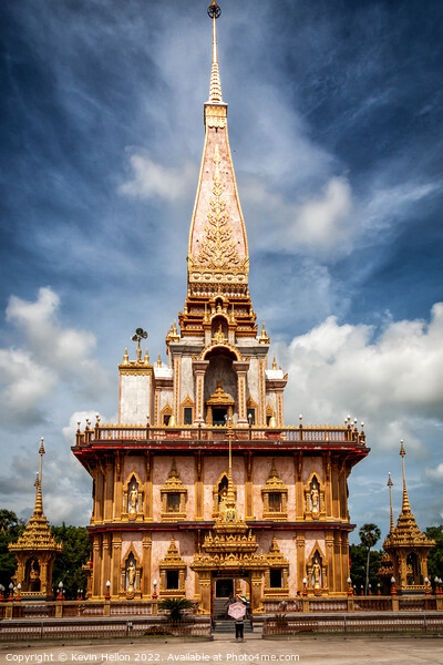 Wat Chalong, Phuket, Thailand Picture Board by Kevin Hellon