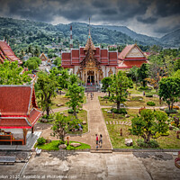 Buy canvas prints of Wat Chalong, Phuket, Thailand by Kevin Hellon