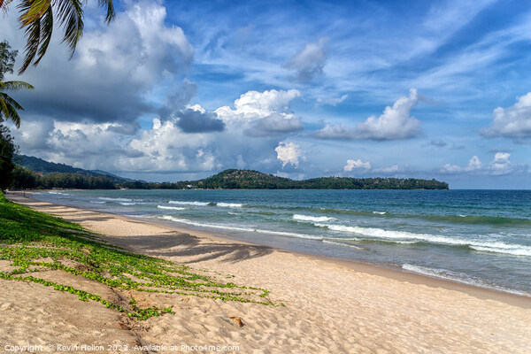 Bang Tao beach, Phuket, Thailand, on a beautiful, sunny day Picture Board by Kevin Hellon