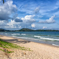 Buy canvas prints of Bang Tao beach, Phuket, Thailand, on a beautiful, sunny day by Kevin Hellon