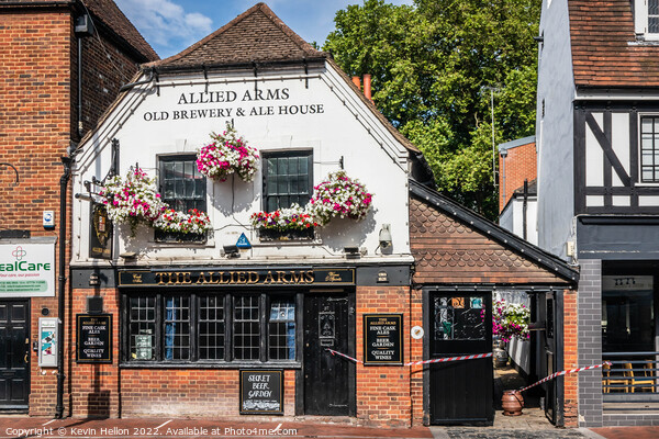 The Allied Arms old brewery and ale house Picture Board by Kevin Hellon