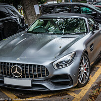 Buy canvas prints of Mercedes AMG SL Roadster by Kevin Hellon