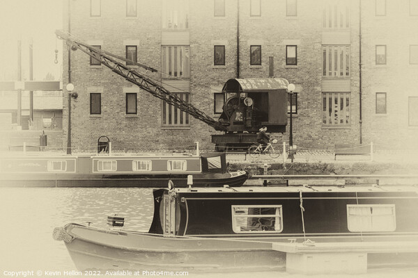Gloucester Docks - Antique Print Series -6 Picture Board by Kevin Hellon