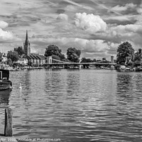 Buy canvas prints of The River Thames in Marlow  by Kevin Hellon