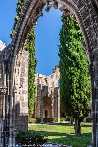 Bellapais Abbey, Northern Cyprus Picture Board by Kevin Hellon