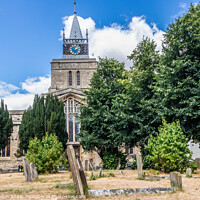 Buy canvas prints of St Mary of the Virgin Church, Aylesbury, by Kevin Hellon